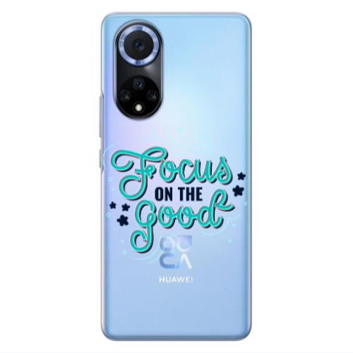 Huawei Nova 9 Focus On The Good Transparent Silicone TPU Θήκη