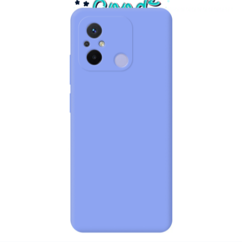 Xiaomi Redmi 12C Focus On The Good Light Purple Colored Silicone TPU Θήκη