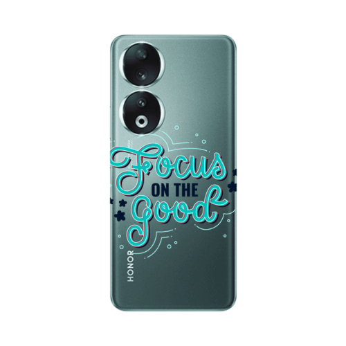 Honor 90 5G Focus On The Good Transparent Silicone TPU Θήκη