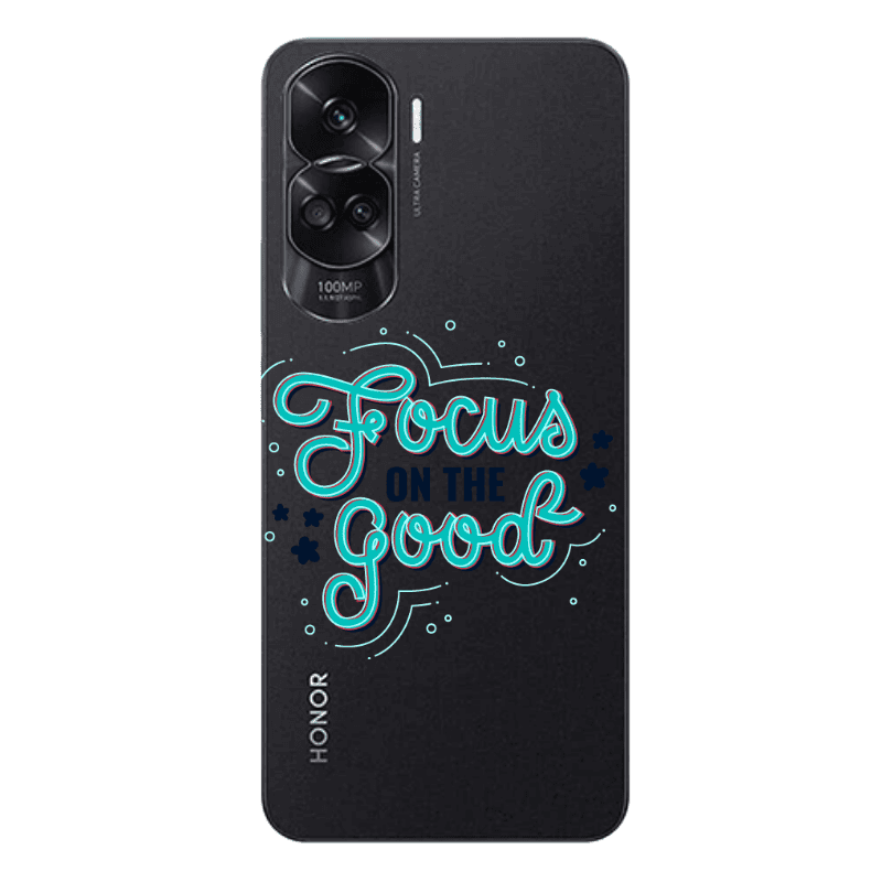 Honor 90 Lite 5G Focus On The Good Transparent Silicone TPU Θήκη