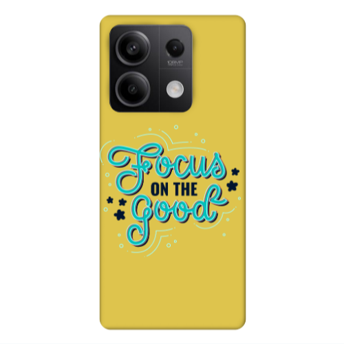 Xiaomi Redmi Note 13Pro 5G Focus On The Good Yellow Colored Silicone TPU Θήκη