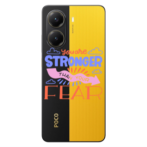 Xiaomi Poco X7 Pro You are Stronger Transparent Silicone TPU Θήκη