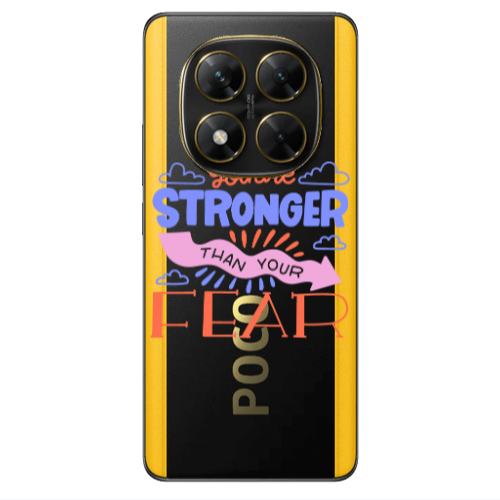 Xiaomi Poco X7 You are Stronger Transparent Silicone TPU Θήκη