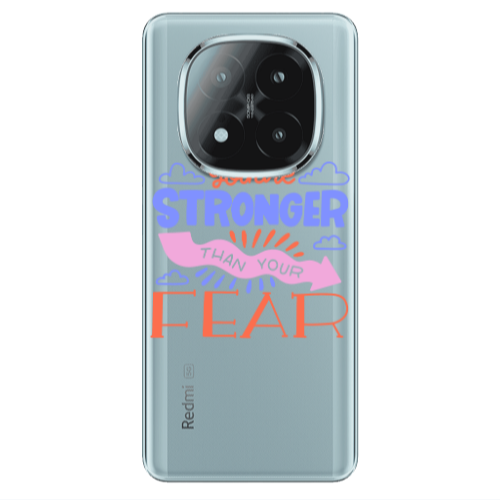 Xiaomi Redmi Note 14 Pro + 5g You are Stronger Transparent Silicone TPU Θήκη