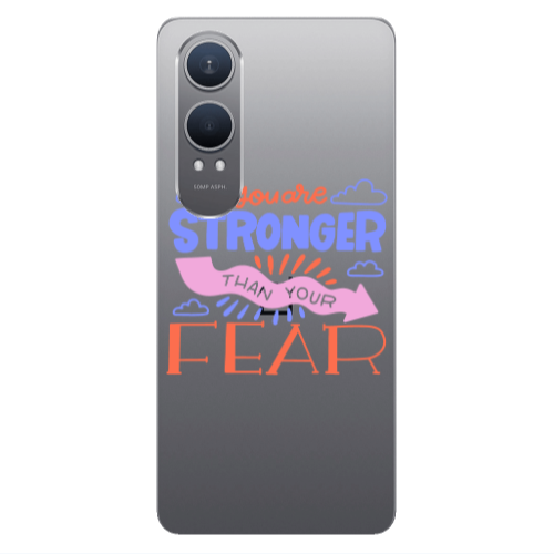 Oneplus Nord Ce 4 lite You are Stronger Transparent Silicone TPU Θήκη