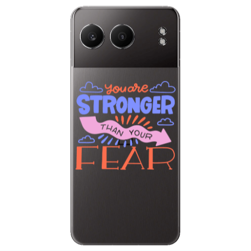 Oneplus Nord 4 You are Stronger Transparent Silicone TPU Θήκη