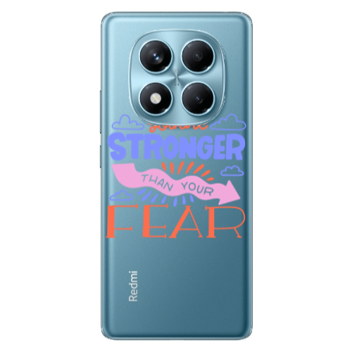Xiaomi Redmi Note 14 Pro You are Stronger Transparent Silicone TPU Θήκη