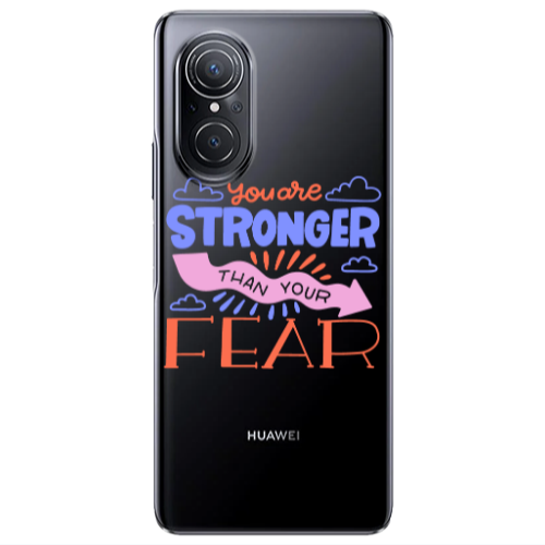 Huawei Nova 9 SE You are Stronger Transparent Silicone TPU Θήκη