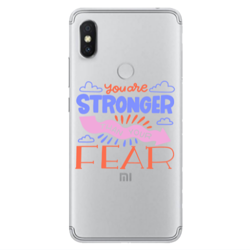 Xiaomi Redmi S2 You are Stronger Transparent Silicone TPU Θήκη