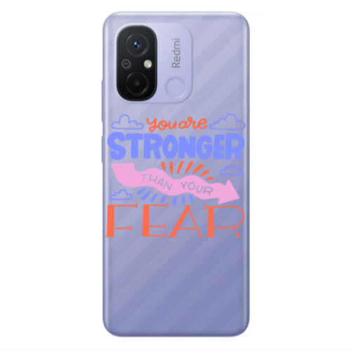 Xiaomi Redmi 12C You are Stronger Transparent Silicone TPU Θήκη