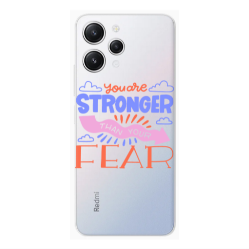 Xiaomi Redmi 12 You are Stronger Transparent Silicone TPU Θήκη