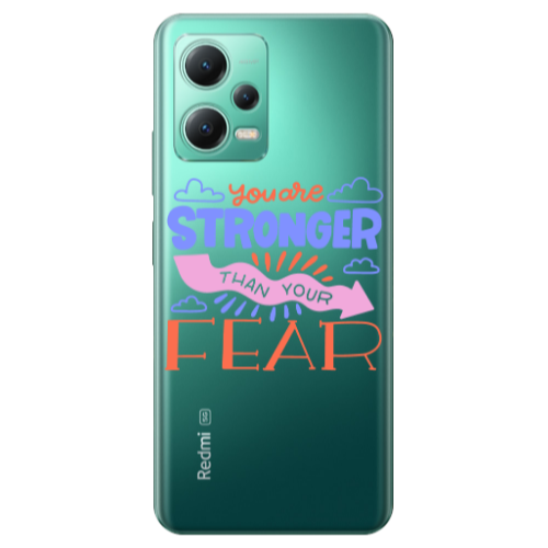 Xiaomi Redmi Note 12 Pro Plus 5G You are Stronger Transparent Silicone TPU Θήκη