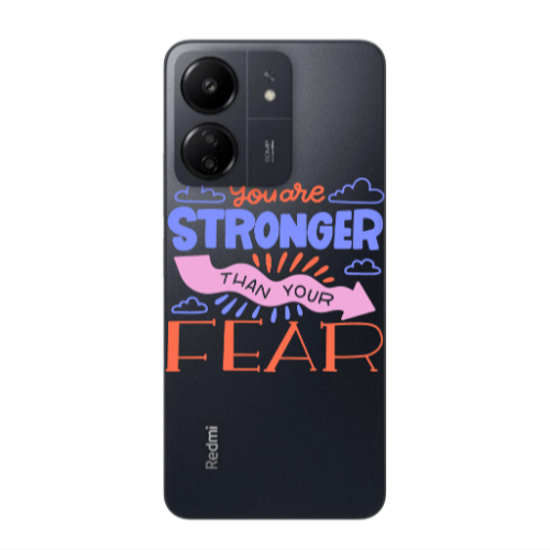 Xiaomi Redmi 13C You are Stronger Transparent Silicone TPU Θήκη