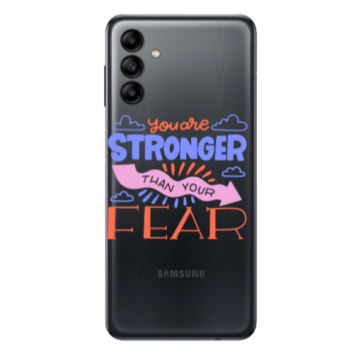 Samsung A13 5G You are Stronger Transparent Silicone TPU Θήκη