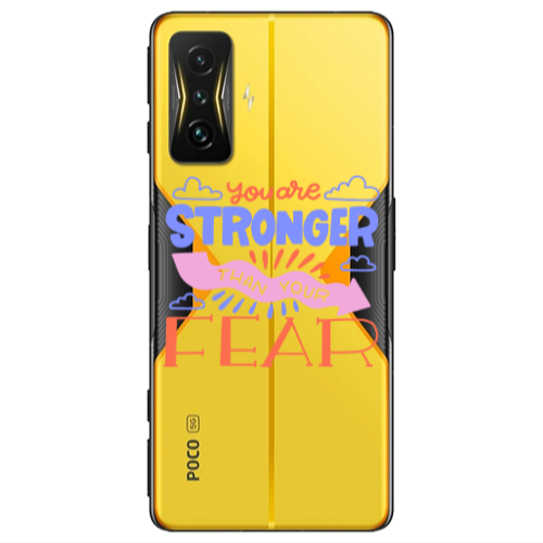 Xiaomi Poco F4 Gt You are Stronger Transparent Silicone TPU Θήκη