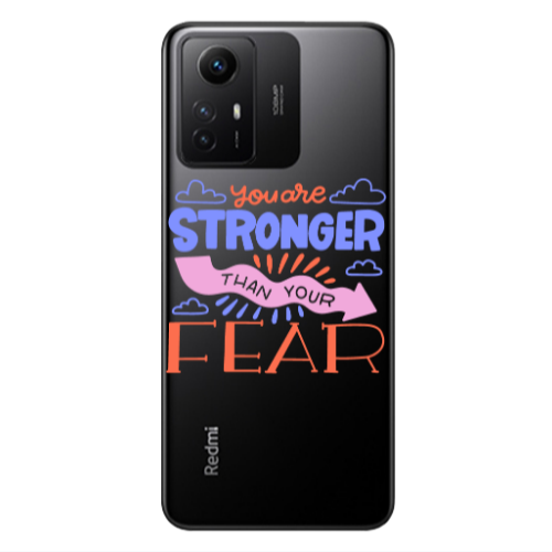 Xiaomi Redmi Note 12s You are Stronger Transparent Silicone TPU Θήκη