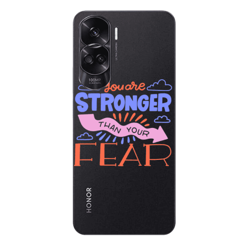 Honor 90 Lite 5G You are Stronger Transparent Silicone TPU Θήκη