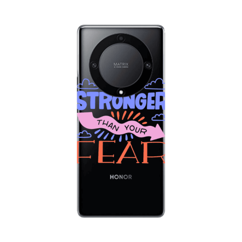 Honor Magic5 Lite 5G You are Stronger Transparent Silicone TPU Θήκη
