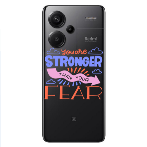 Xiaomi Redmi Note 13 Pro+ 5G  You are Stronger Transparent Silicone TPU Θήκη