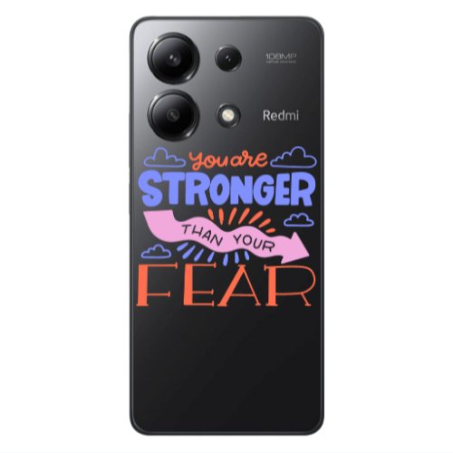Xiaomi Redmi Note 13 4G You are Stronger Transparent Silicone TPU Θήκη