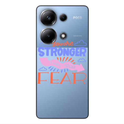 Xiaomi Poco M6 Pro 4G You are Stronger Transparent Silicone TPU Θήκη