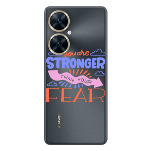 Huawei Nova 11i You are Stronger Transparent Silicone TPU Θήκη