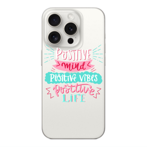 Apple Iphone 16 Pro Max Positive Mind Transparent Silicone TPU Θήκη