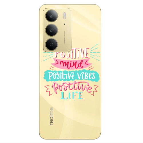 Realme C 75 Positive Mind Transparent Silicone TPU Θήκη