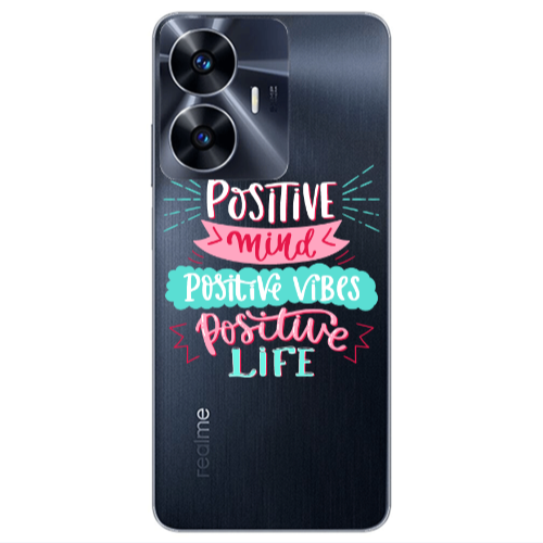 Realme Note 50 Positive Mind Transparent Silicone TPU Θήκη