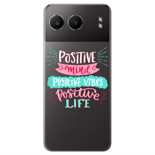 Oneplus Nord 4 Positive Mind Transparent Silicone TPU Θήκη