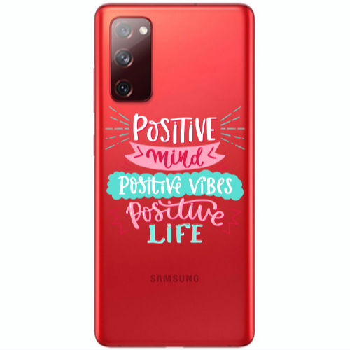 Samsung S20 FE Positive Mind Transparent Silicone TPU Θήκη