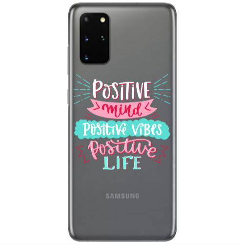 Samsung S20 Plus Positive Mind Transparent Silicone TPU Θήκη