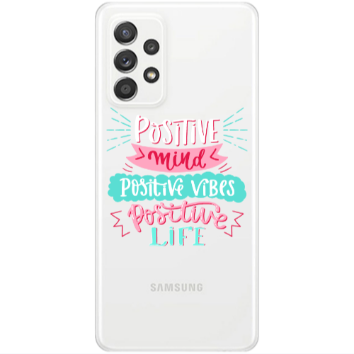 Samsung A53 Positive Mind Transparent Silicone TPU Θήκη