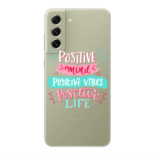 Samsung S22 Positive Mind Transparent Silicone TPU Θήκη