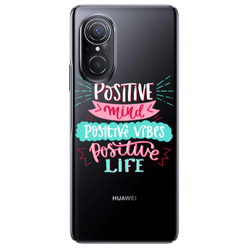 Huawei Nova 9 SE Positive Mind Transparent Silicone TPU Θήκη