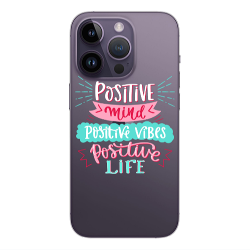 Apple iPhone 14 Pro  Positive Mind Transparent Silicone TPU Θήκη