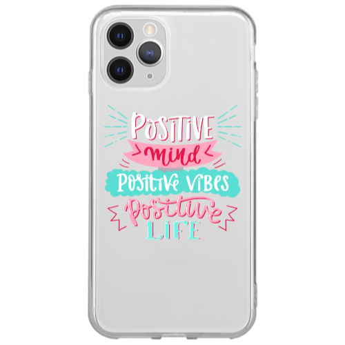 Apple iPhone 13 Pro Positive Mind Transparent Silicone TPU Θήκη