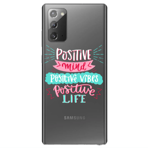 Samsung Note 20 Positive Mind Transparent Silicone TPU Θήκη