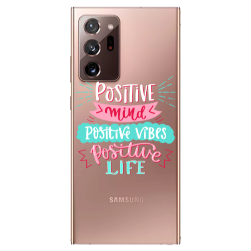 Samsung Note 20 Ultra Positive Mind Transparent Silicone TPU Θήκη