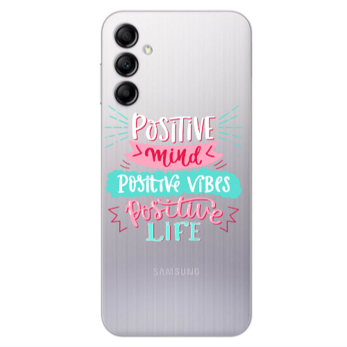 Samsung A24 Positive Mind Transparent Silicone TPU Θήκη