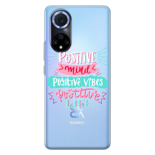 Huawei Nova 9 Positive Mind Transparent Silicone TPU Θήκη
