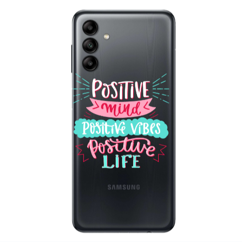 Samsung A13 5G Positive Mind Transparent Silicone TPU Θήκη