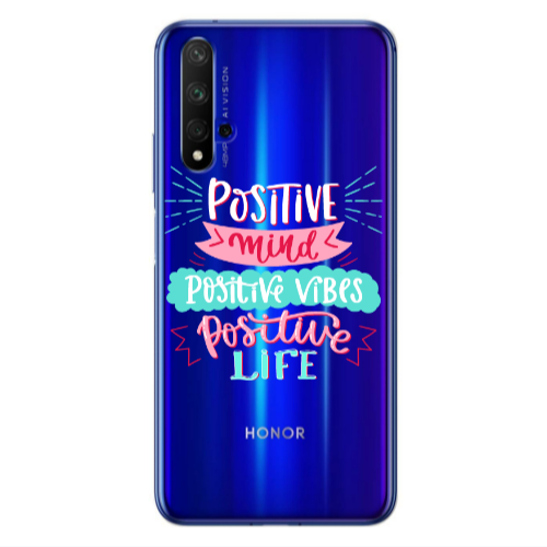 Huawei Nova 5 T Positive Mind Transparent Silicone TPU Θήκη