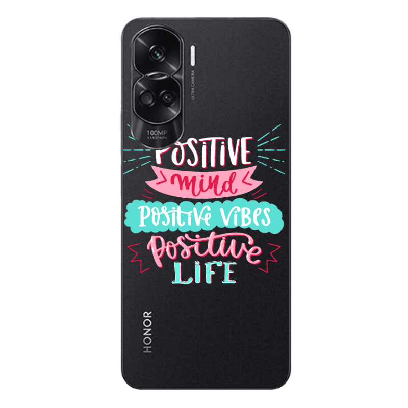 Honor 90 Lite 5G Positive Mind Transparent Silicone TPU Θήκη