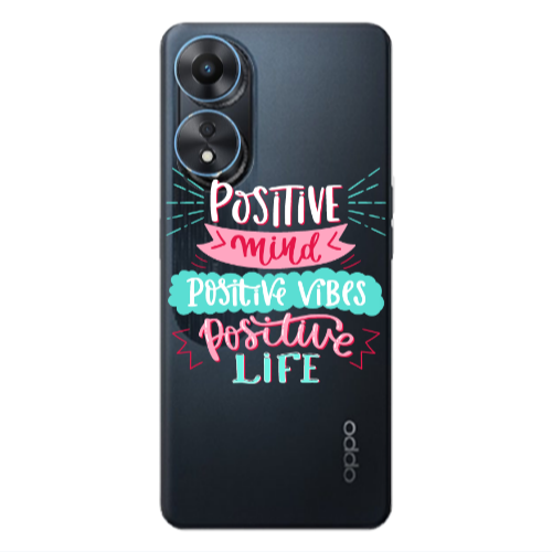 Oppo A 98 Positive Mind Transparent Silicone TPU Θήκη
