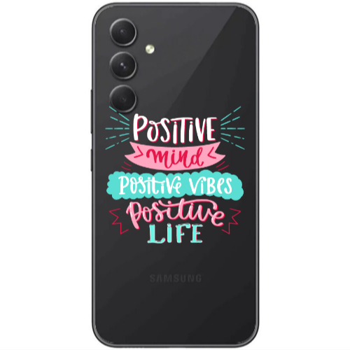 Samsung Galaxy A25 Positive Mind Transparent Silicone TPU Θήκη