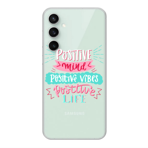 Samsung S24 Plus Positive Mind Transparent Silicone TPU Θήκη