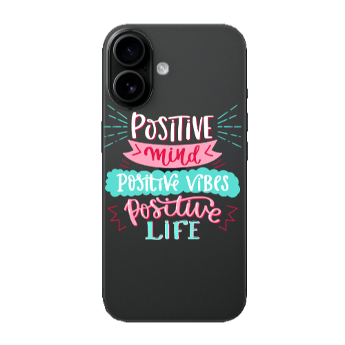 Apple Iphone 16 Positive Mind Transparent Silicone TPU Θήκη