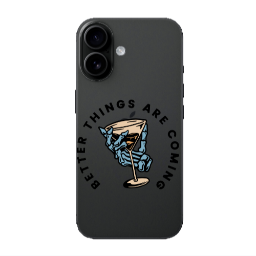 Apple Iphone 16 plus Better Things Are Coming Transparent Silicone TPU Θήκη