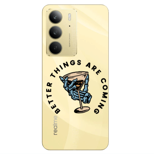 Realme C 75 Better Things Are Coming Transparent Silicone TPU Θήκη
